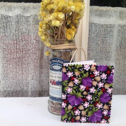 Handmade Notebook With Traditional Granny Floral..